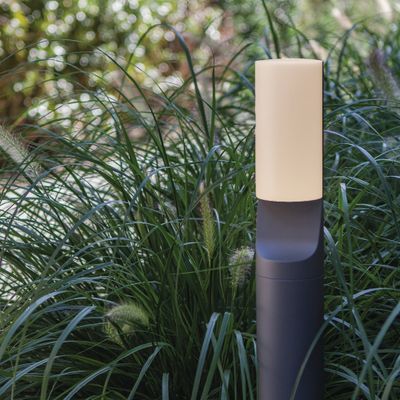 Borne extérieur LED 65cm Bati gris IP44 1100 lumens blanc neutre - COREP