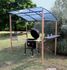 Abri pour barbecue en aluminium et acier graphite PROLOISIRS Livraison à domicile incluse