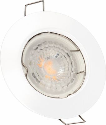 Spots LED encastrables GU10 lumière blanc chaud Blanc par 3 - Quartz ARLUX