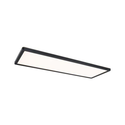 Plafonnier LED salle de bain IP44 2030 lumens lumière blanc variable 56x20cm Noir - Atria Shine PAULMANN
