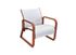Fauteuil de jardin QUENZA II aluminium terra chevron crème - PROLOISIRS