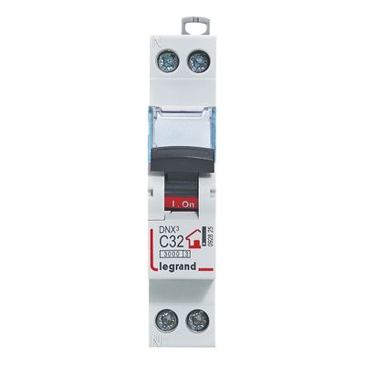 Disjoncteur 32A phase+neutre raccordement à vis - DNX3 LEGRAND