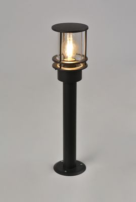 Borne extérieur E27 55cm Florida noir IP44 25W - COREP