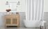 Faïence blanche murale intérieur brillant ép 7.5 mm 25 x 40 cm paquet de 1 m² ELYSSA TRADING