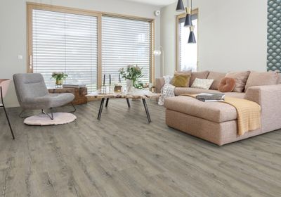 Lame PVC clipsable décor bois grisé Pecan Naturel 4,2x212x1239mm 23/31 GERFLOR