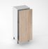 Façade effet bois pour demi-colonne de cuisine Nature syncron naturel 130 x 60 cm OFITRES