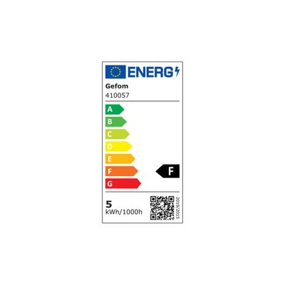Réglette LED 50cm 5,5W 500 lumens lumière du jour - GEFOM