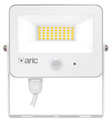 Projecteur extérieur LED détecteur de mouvements Wink 2 blanc IP65 3000 lumens blanc chaud - ARIC