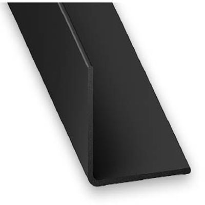 Cornière égale PVC noir 20 x 20 mm 2,60 m CQFD