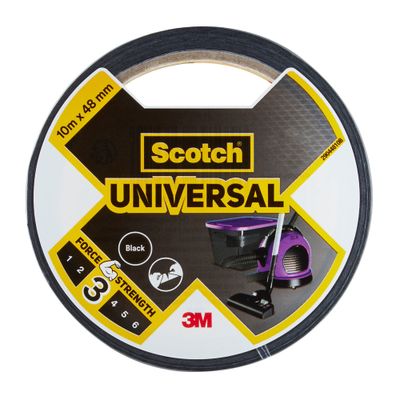 Ruban adhésif de réparation toile Universal noir 10 m x 48 mm - SCOTCH 