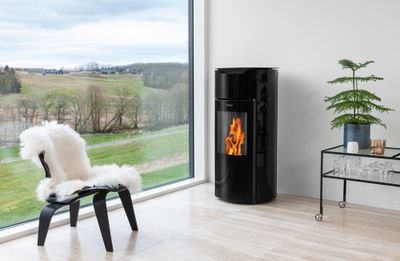 Poêle à granulés 8 kW Aduro P1.3 7 étoiles flammes vertes - ADURO