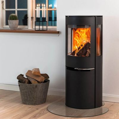 Poêle hybride bois et granulés ADURO H1 7 kW / 6,8 kW 7 étoiles flammes vertes - ADURO