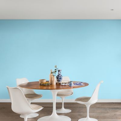 Peinture Crème de Couleur Bleu Rêveur satin 0.5 L - DULUX VALENTINE