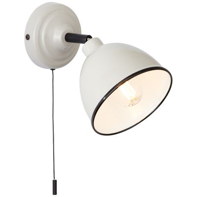 Spot mural en saillie orientable E14 28W métal gris/taupe - Telio BRILLIANT