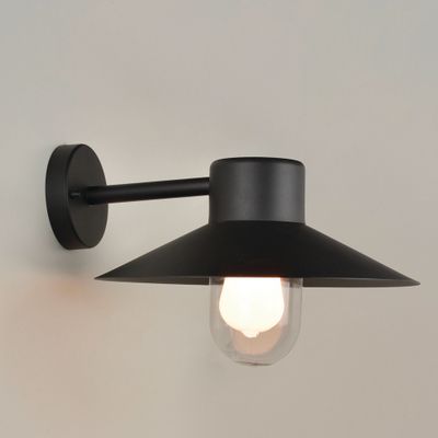 Applique extérieur E27 River noir IP44 25W - COREP