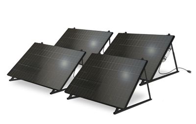 Panneaux solaires en kit bifaciaux 2000W par 4 - MECAFER