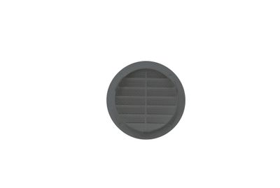 Grille de ventilation PVC gris anthracite 149 - Ø68 mm - DECEUNINCK