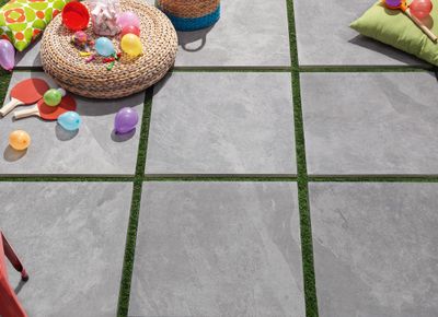 Carrelage de sol extérieur rectifié LIBRE gris  ép. 20 mm 60 x 60 cm paquet 0.73 m²