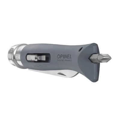 Couteau de poche bricolage gris multifonction - OPINEL