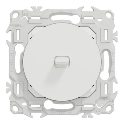 Interrupteur va-et-vient ou poussoir à levier Odace 2025 blanc - SCHNEIDER ELECTRIC