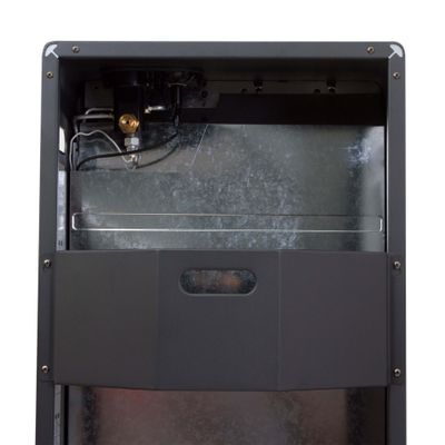 Poêle à gaz à catalyse 2,5 kW GH825C G1/2 sans détendeur noir - QLIMA