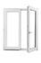 Fenêtre PVC blanc 2 vantaux H.125 x l.90 cm CLOSY