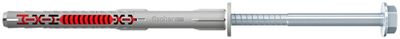 Cheville rallongée DuoXpand 8 x 100 mm avec vis à tête hexagonale en acier électrozingué par 50 FISCHER