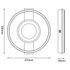 Plafonnier LED carré MAUREEN 24W 2700 lumens BRILLIANT