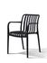 Fauteuil de jardin BARI polypropylène noir - BOCARNEA