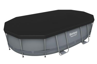 Piscine hors sol ovale métal  488 x 308 cm hauteur 107 cm - BESTWAY