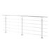 Kit garde-corps inox  -  L 2,50 m - pose à plat - SOGEM