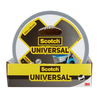 Ruban adhésif de réparation toile Universal gris 25 m x 48 mm - SCOTCH