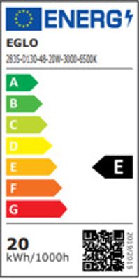 Plafonnier LED ciel étoilé Pogliolae blanc 2600 lumens RGBW - EGLO