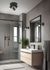 Plafonnier 3 spots salle de bains GU10 Angelo noir IP44 3x5W - TRIO