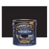 Peinture fer extérieur direct sur rouille finition lisse noir satin 2,5 L- HAMMERITE