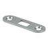 Gâche d'extrémité plate à encastrer 50 x 14 x 2 mm pour serrure à encastrer Fenster FERCO