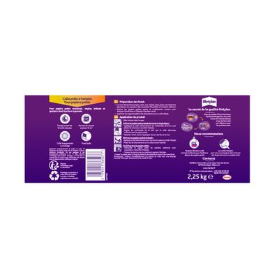 Colle tous papiers peints prêt à l'emploi 2.25 kg METYLAN