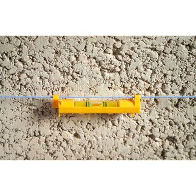 Cordeau à tracer 30m avec poudre de craie bleue et niveau - STANLEY