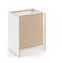 Caisson bas avec façade Laura porte et tiroir 60 x 82 cm