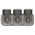 Triple prise électrique étanche IP55 en saillie horizontale 2 pôles + terre Gris - Plexo LEGRAND