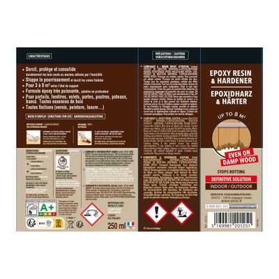 Durcisseur bois pourris 250ml SINTOBOIS