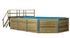 Piscine hors sol ovale bois massif 376 x 850 cm hauteur 116 cm, Livraison à domicile incluse - WEKA
