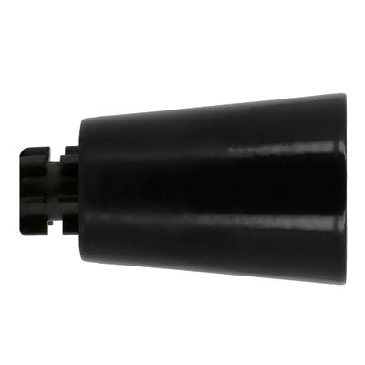 Embout déco pommeau en métal diam 20 mm Finition Noir brillant par 2 - MOBOIS