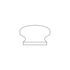 Bouton de meuble rond bois pin verni diamètre 44 mm REI