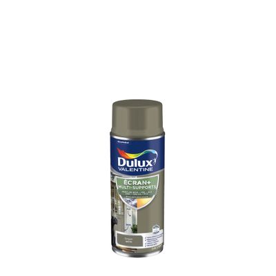 Peinture aérosol Ecran+ Multi-supports Dulux Valentine Satin Origan 0,4 L