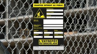 Nomenclature Panneau de chantier