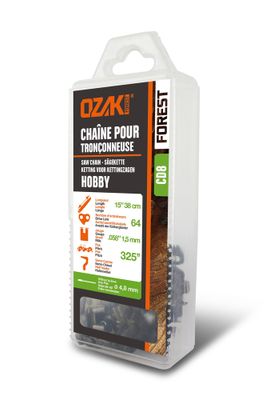 Chaine de tronçonneuse 38 cm 64 maillons 3.25" OZAKI