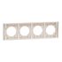 Plaque de finition 4 postes Odace 2025 beige sable - SCHNEIDER ELECTRIC