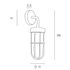 Applique extérieur E27 Comporta vert sauge IP44 25W - COREP
