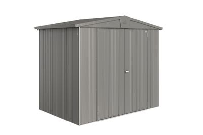 Abri de jardin en métal Europa 3.33 m² gris quartz Taille 3 BIOHORT Livraison à domicile incluse